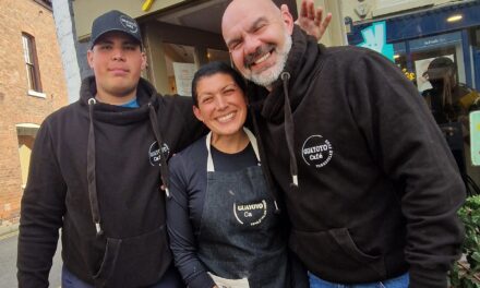 Owners of the hole-in-the-wall style Venezuelan eatery, Guayoyo Café in Nantwich, are celebrating their first year in business