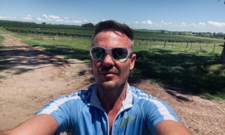 Beverage company boss shows he is a real trooper by taking on charity cycling challenge.