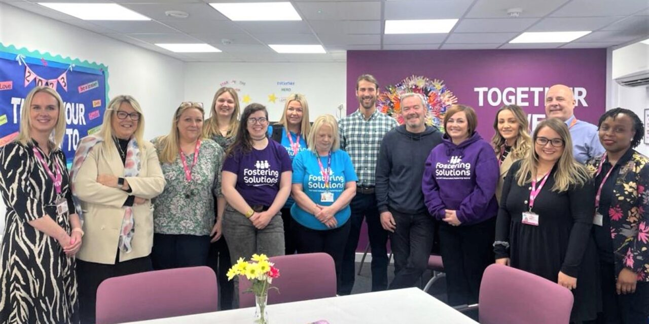 Brookside and Coronation Street star Simon O’Brien opens new office and foster care hub for Liverpool agency