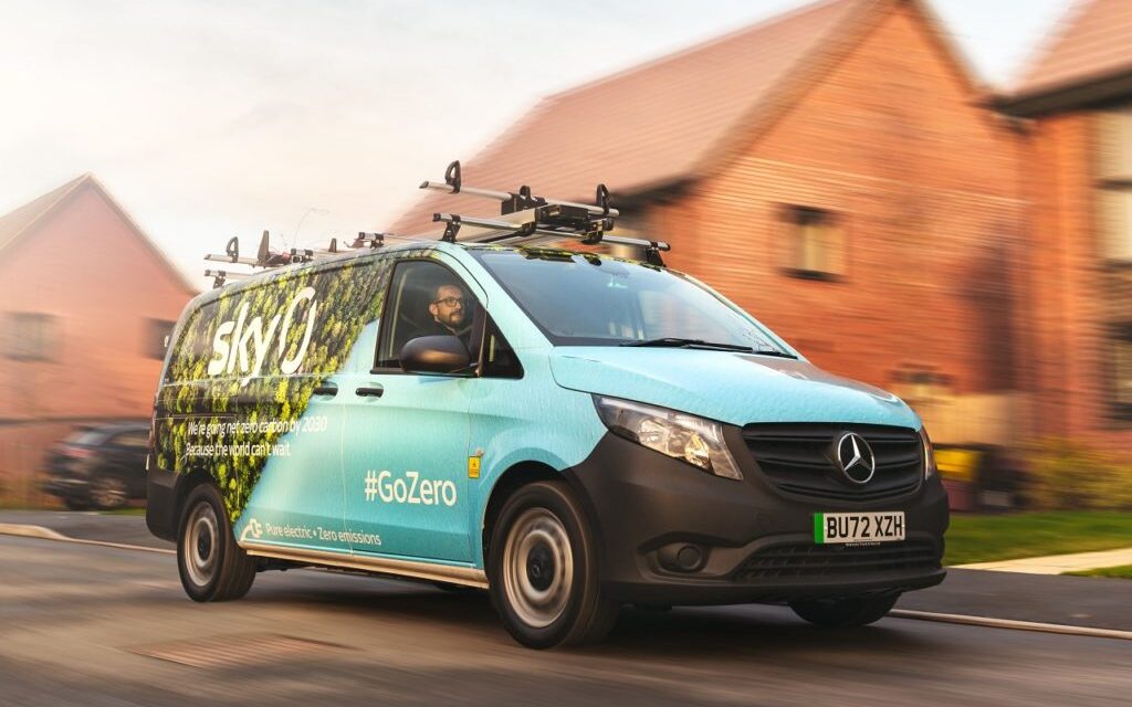 Sky goes zero with new Mercedes-Benz eVito
