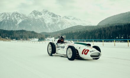 Maserati, Queen of Elegance on the frozen lake of St. Moritz