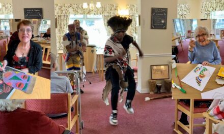 Africa comes to Salford care home