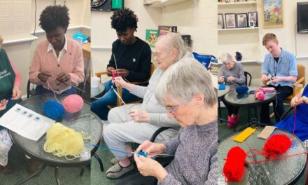 Care home’s woolly owls help arthritis charity