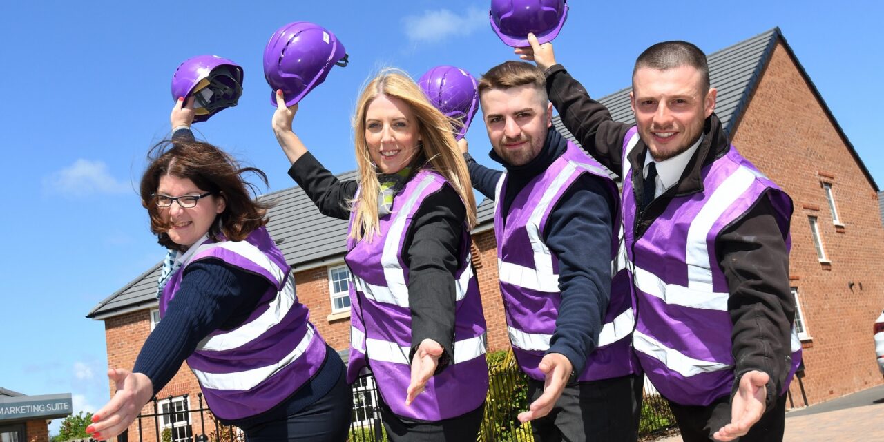 Formby homebuilders Make May Purple for Stroke Awareness Month