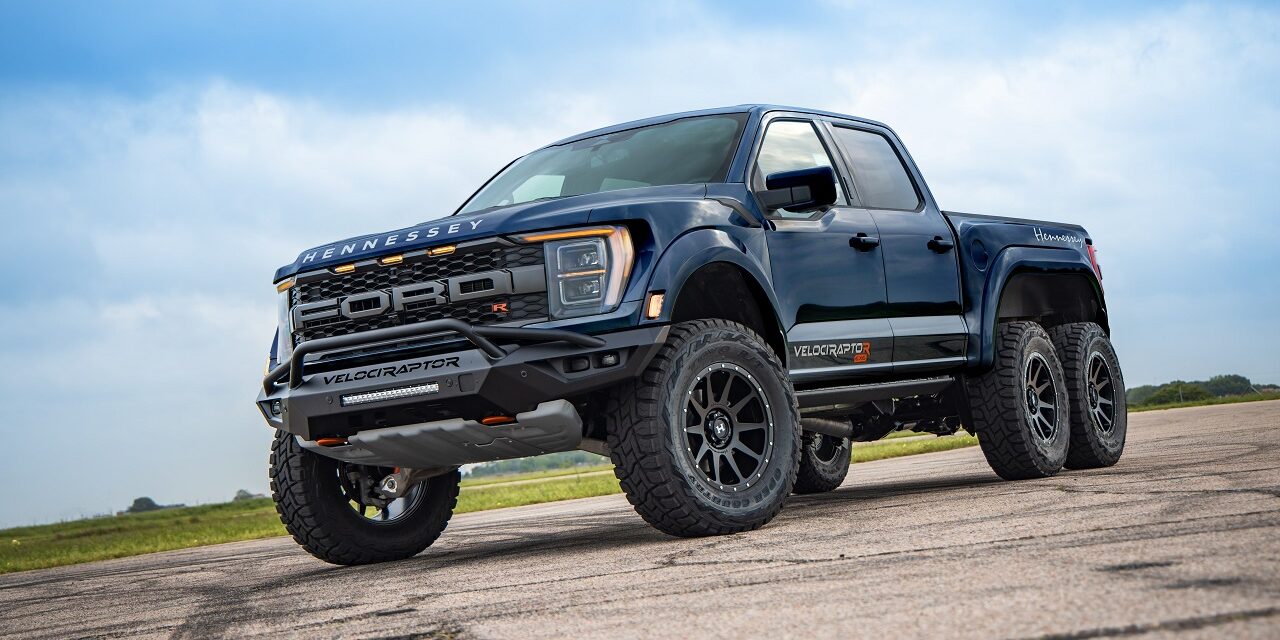 Hennessey transforms Ford Raptor R into fierce 700-hp V8-powered VelociRaptoR 6×6