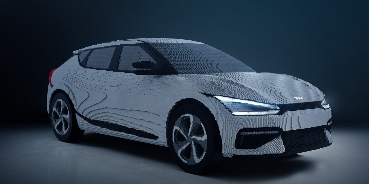‘Brick To The Future’: Kia EV6 made of 350,000 LEGO® bricks on show at Milan Design Week