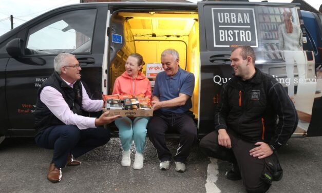 Wrights vending team marks 1,000 Macari Foundation food deliveries