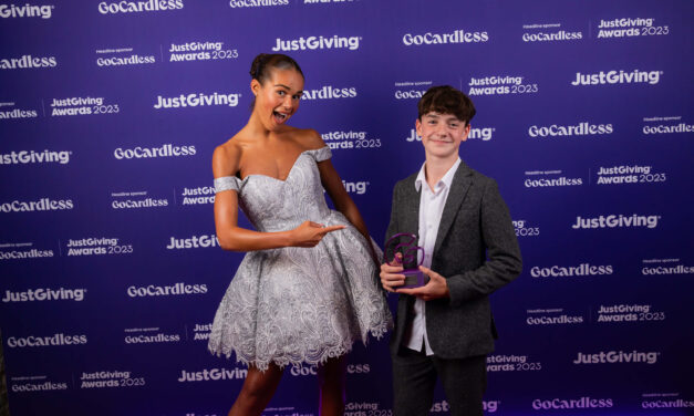 Joy as Gary and Gabriel win at this year’s JustGiving Award