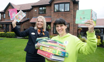 Bolton school benefits from Bellway book donation
