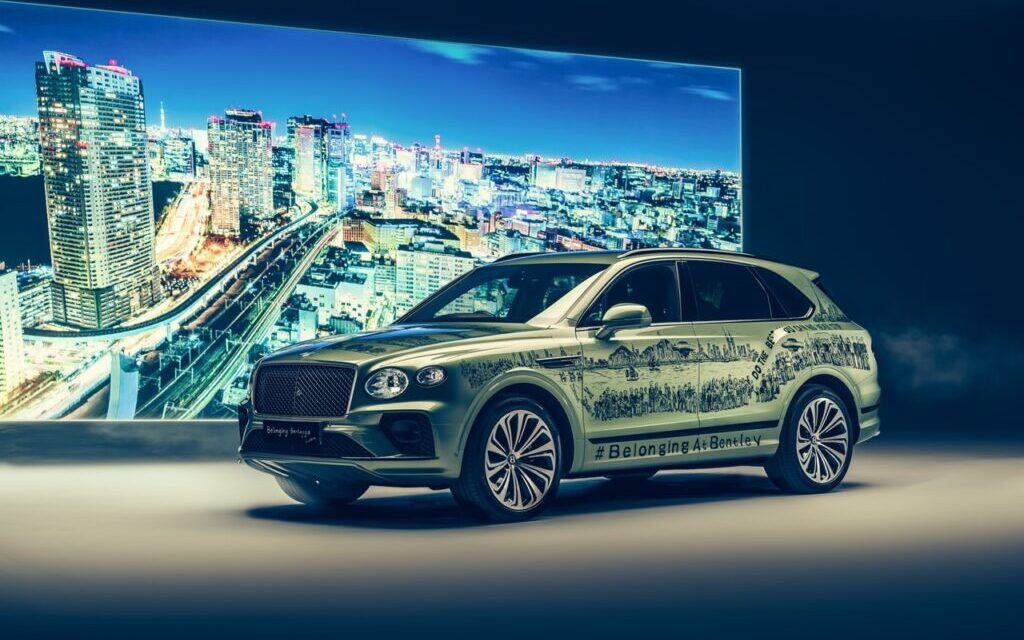 Bentley unveils the – Belonging Bentayga – painted by Stephen Wiltshire celebrating inclusion