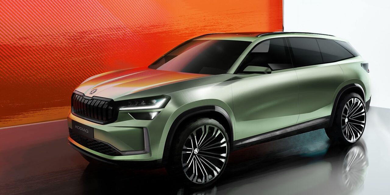 Škoda Auto reveals exterior sketches of the all-new Kodiaq