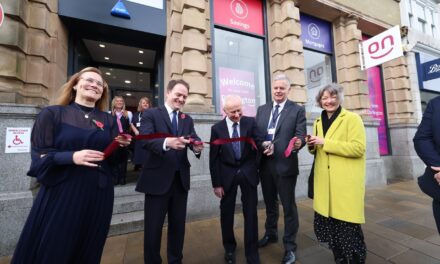 Minister praises Darlington Building Society’s ‘amazing track record’ as he opens new branch