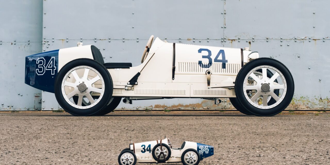 The Perfect Pair: Match your Bugatti Baby II with a limited edition, hand-crafted CMC model