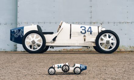 The Perfect Pair: Match your Bugatti Baby II with a limited edition, hand-crafted CMC model
