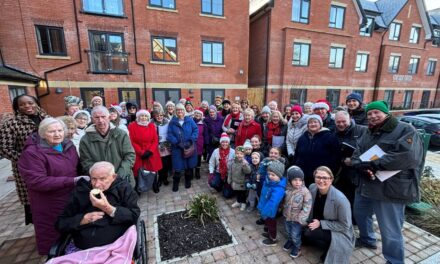 Multi-generational festive singalong at McGoff development in Lymm