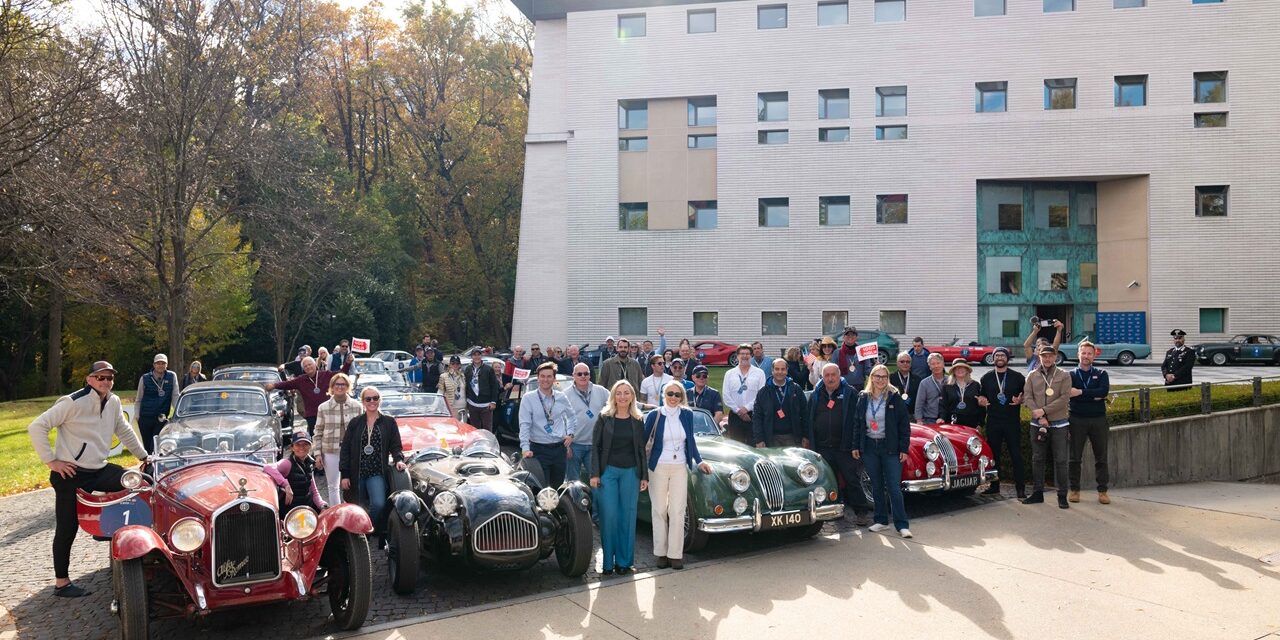 To Shawn and Leanne Till in a 1931 Alfa Romeo 6C 1750 GS The 1000 MIGLIA WARM UP USA 2023
