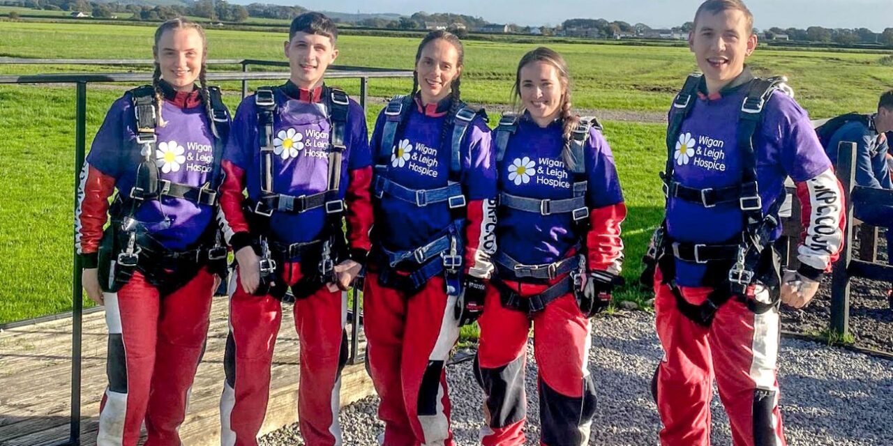 Alcedo raises cash for charity with skydive