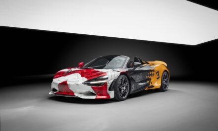 McLaren 750S with 3-7-59 Theme: stunning tribute to historic motorsport ‘Triple Crown’ victories revealed at Velocity Invitational in California, as McLaren continues 60th anniversary year celebrations
