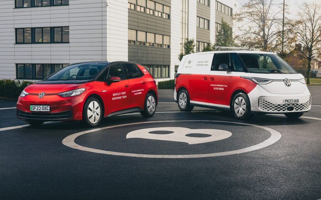 Bentley Motors introduces first fully electric First Response Team vehicles at its Crewe site