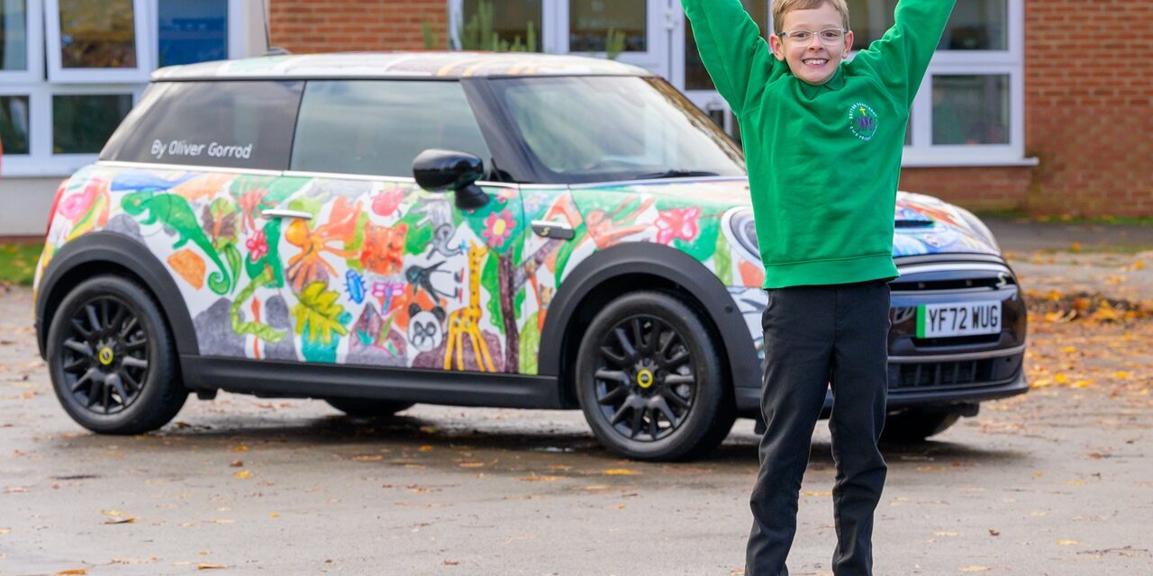 Nine-year-old creates Car of the Future after winning nationwide MINI Minds… competition