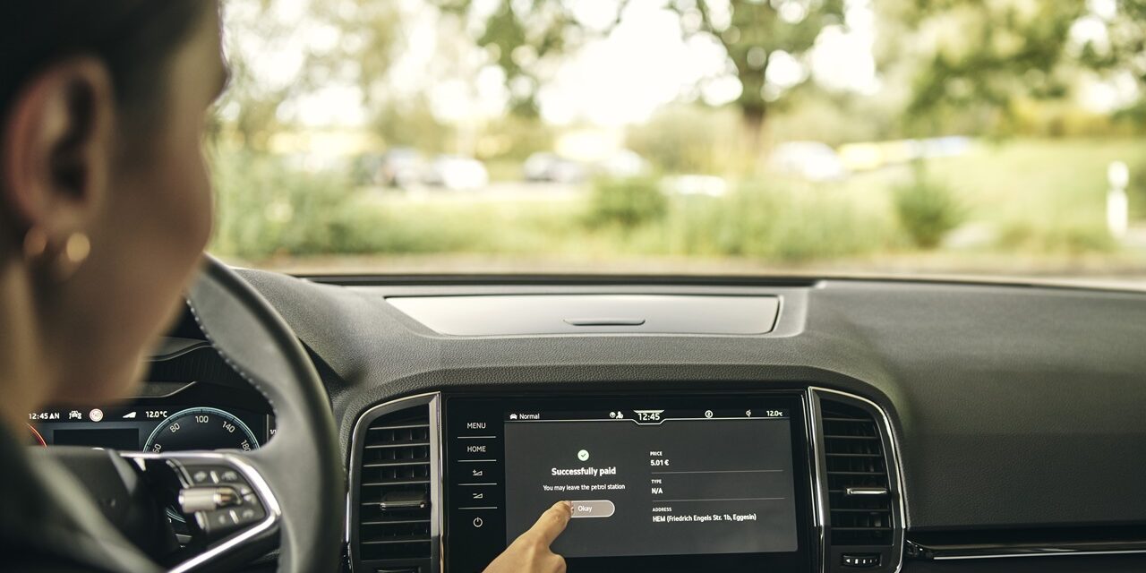 Škoda partners with Parkopedia to introduce convenient in-car payments with new Pay to Fuel service