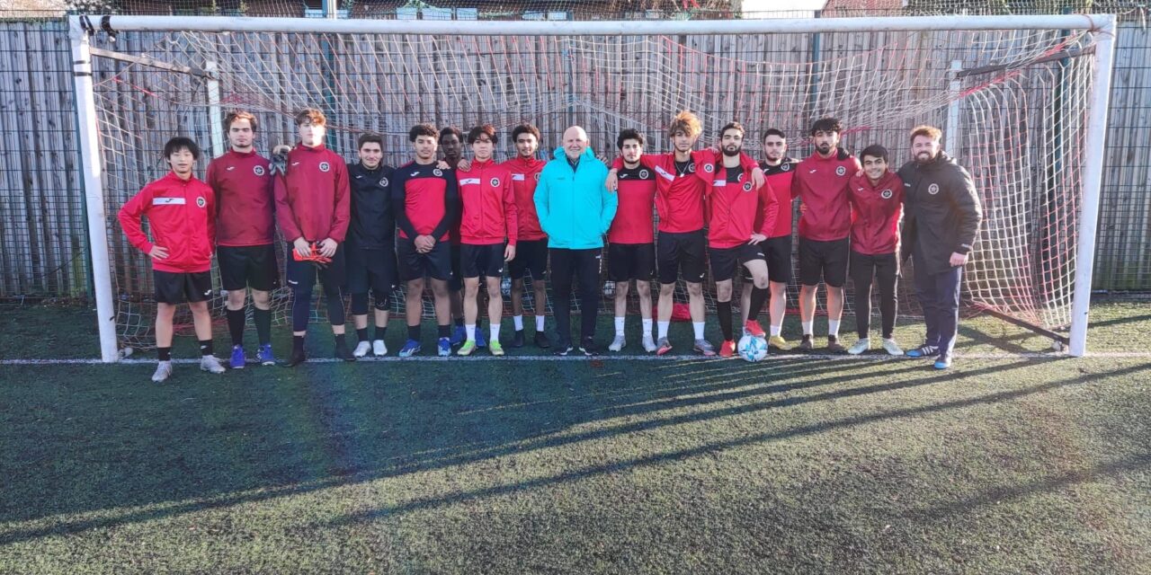 Abbey College Manchester Students Score with Manchester United Legend