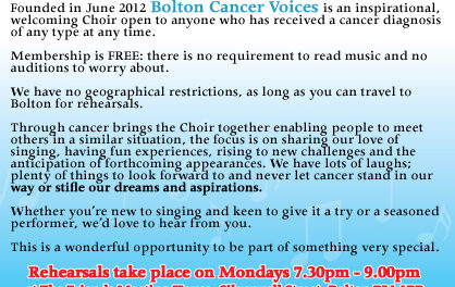 Choir Who Stand Up To Cancer