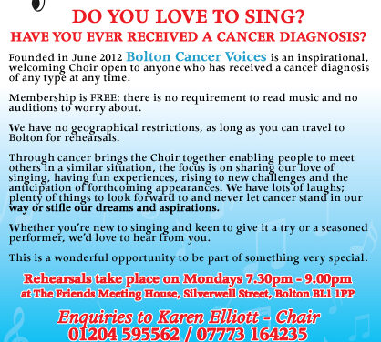 Choir Who Stand Up To Cancer