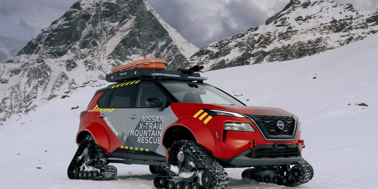 Nissan X-Trail Mountain Rescue: bringing e-4ORCE to the slopes