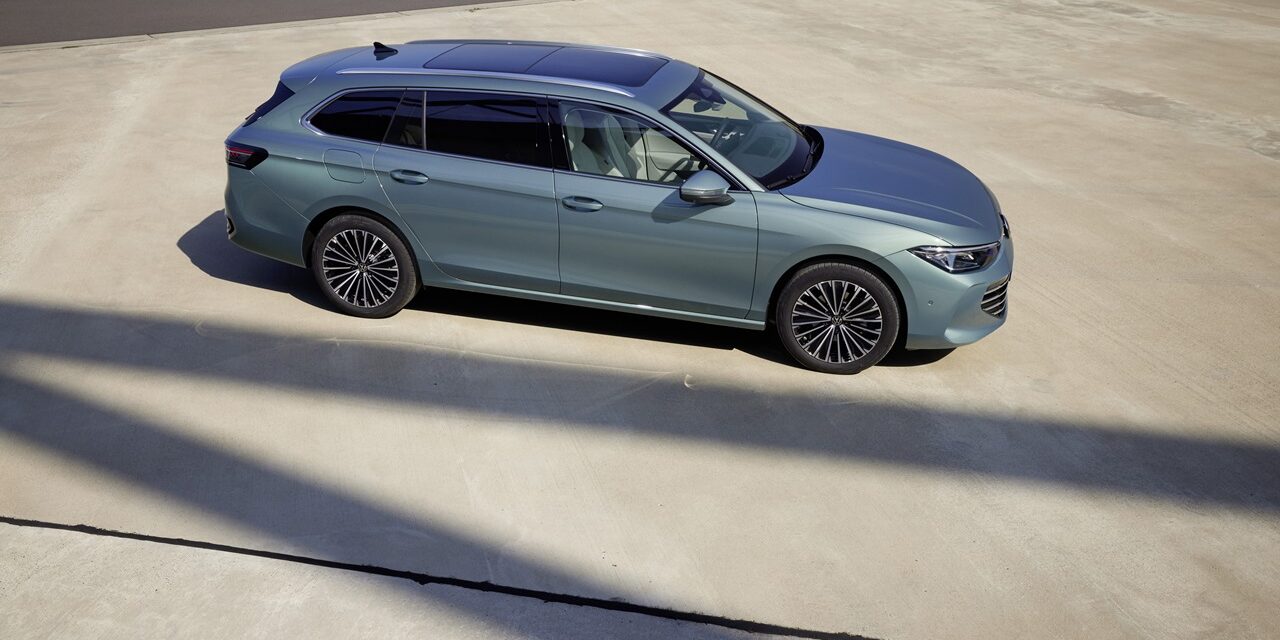 Smooth operator: aerodynamic new Volkswagen Passat now on sale