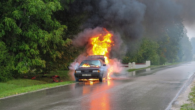 What to Do If Your Vehicle Catches Fire & How to Avoid Fines