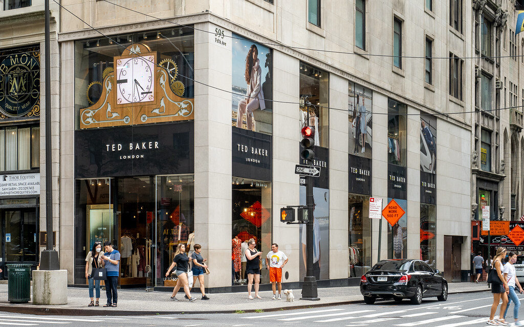 How famous is the Ted Baker Fashion Brand
