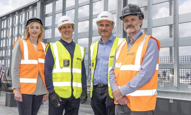 GMI Construction Group completes topping out of Buntwood SciTech’s innovative lab and workspace, Citylabs 4.0