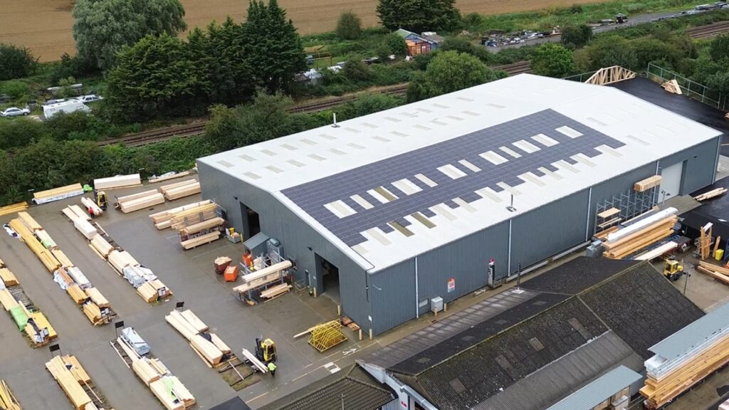 GB NRG Completes Landmark Solar Panel Installations for Crendon Timber Engineering