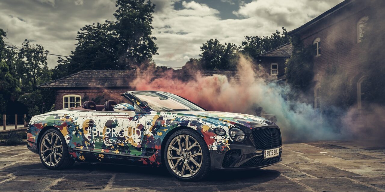 Bentley celebrates Pride in the North West with uniquely wrapped car