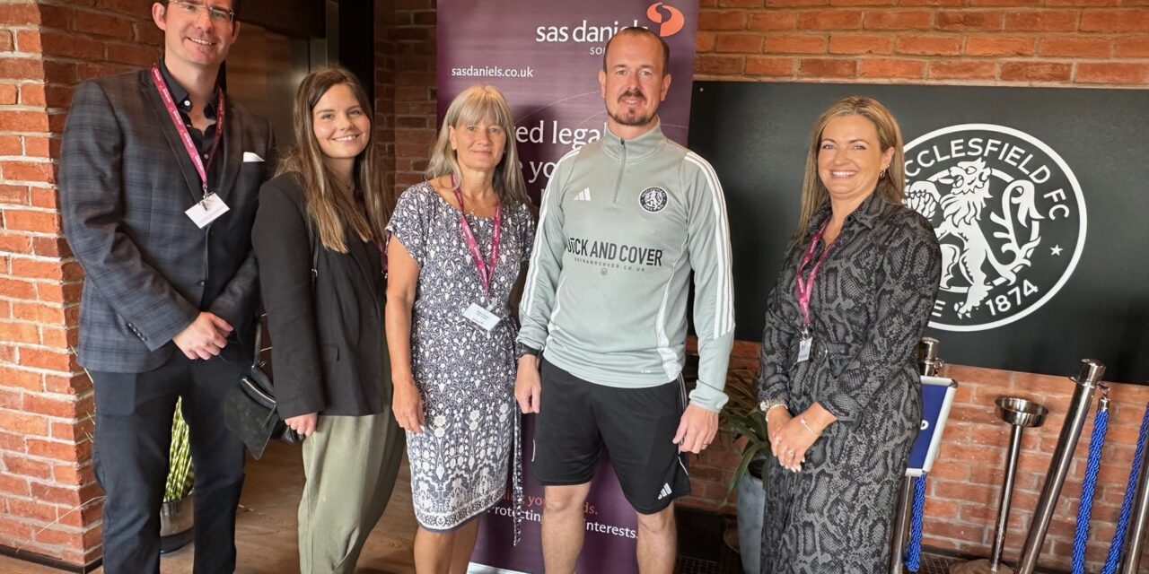 Macclesfield FC Shares Details of Youth Development Opportunities at SAS Daniels Business Breakfast