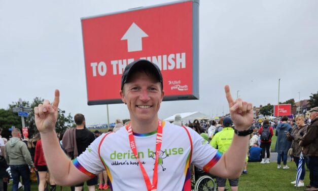 LAND DIRECTOR RUNS TO HELP HOSPICE