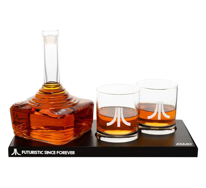 Celebrate Classic Gaming with Atari’s Iconic Decanter Joystick