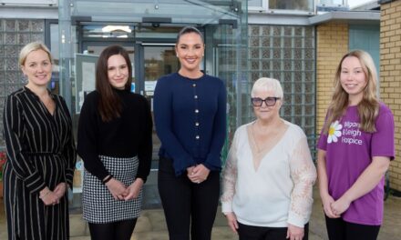 Bellway makes £500 donation to Wigan & Leigh Hospice