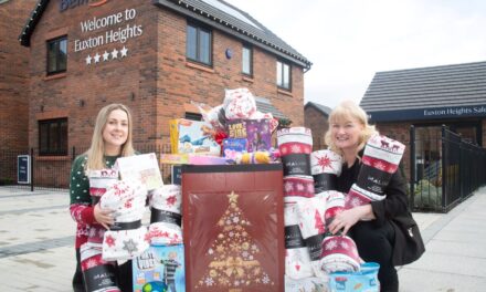 Bellway donates toys to Derian House in Chorley