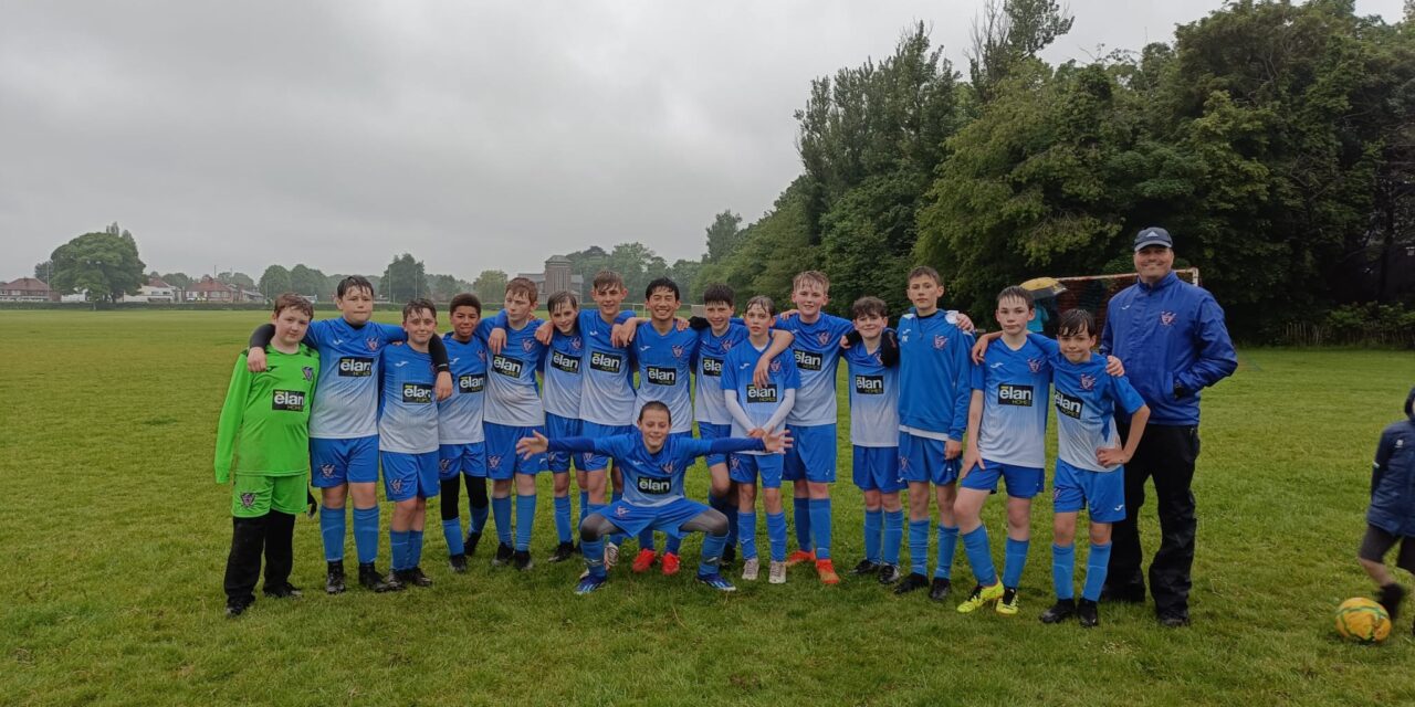 JUNIOR FOOTBALLERS IN WIRRAL KITTED OUT BY HOMEBUILDER