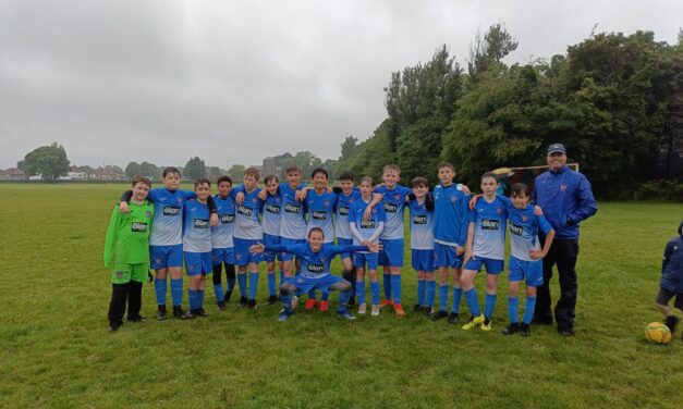 JUNIOR FOOTBALLERS IN WIRRAL KITTED OUT BY HOMEBUILDER