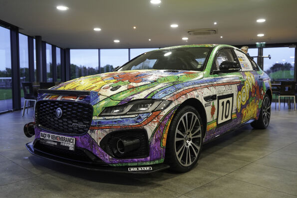 Race of Remembrance debut for Jaguar XF with Milltek Sport performance exhaust