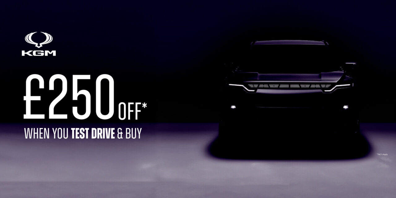 Celebrate 2025 with £250 Off* at KGM Motors UK
