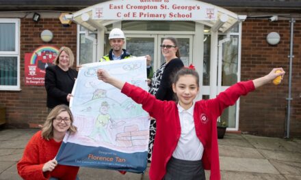 Shaw’s Florence Tan wins Bellway’s Design a Flag competition in Oldham