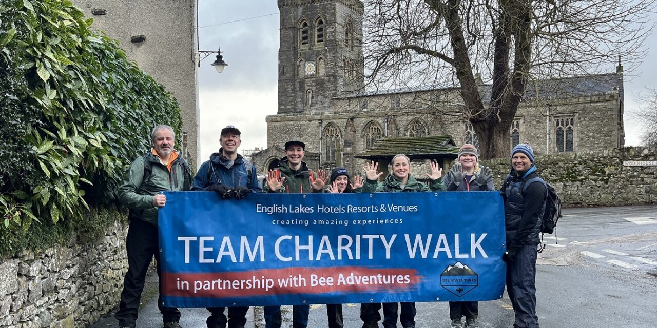 Hospitality team takes 30 mile hike to raise funds for North West charity