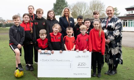 Housebuilder helps Congleton school with playground project