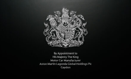 Aston Martin commences use of new Royal Warrant by appointment to His Majesty The King
