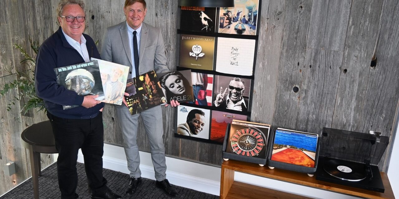 Spa resort guests go vintage with vinyl collection
