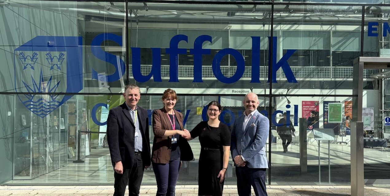 6,000 on-street and community EV charge points for Suffolk